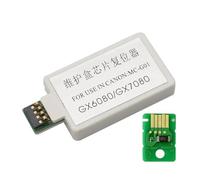Reiniciador de MC-G01 Compatible con Impresora Can-on GX6010 GX7030 GX6020 GX7020 GX6030 GX7010 G6090 MCG01 Caja de Mantenimiento reiniciador de Chips(Resetter with Chip)
