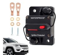 Reiniciar Fusible Inversor, Interruptores | Auto Audio y Amperios Protección de sobrecarga Reset Inversor de fusibles - Disyuntores de seguridad impermeables para marina, camión