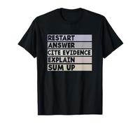 Reiniciar Respuesta Citar Evidencia Cita Divertida Profesor de inglés Camiseta