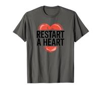 Reiniciar una Conciencia de RCP del corazón Camiseta