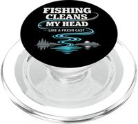 Reinicio de Pesca El Agua aclara mi Mente La Pesca me Ayuda a recargar PopSockets PopGrip para MagSafe