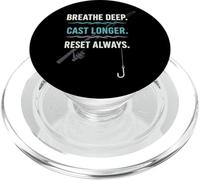 Reinicio de Pesca El Agua aclara mi Mente La Pesca me Ayuda a recargar PopSockets PopGrip para MagSafe