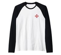 Reino de Jerusalén Orden del Santo Sepulcro Camiseta Manga Raglan