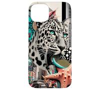 Reino del leopardo en la jungla de la ciudad Carcasa para iPhone 15 Plus