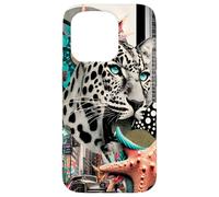 Reino del leopardo en la jungla de la ciudad Carcasa para iPhone 15 Pro