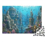 Reino Submarino de la Atlántida Puzzle 1000 Piezas, Regalo Decorativo