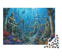 Reino Submarino de la Atlántida Puzzle 1000 Piezas, Regalo Decorativo