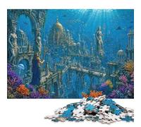 Reino Submarino Puzzle de Madera 1000 Piezas, Juego de Mesa Creativo
