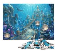 Reino Submarino Puzzle de Madera 300 Piezas, Juego de Mesa Creativo
