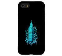 Reino Unido Big Ben Londres Retro Design Carcasa para iPhone SE (2020) / 7/8