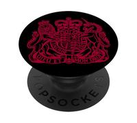 Reino Unido ESCUCHO DE Armas del Reino Unido SÍMBOLO DE LEÓN Y Unicornio PopSockets PopGrip Adhesivo