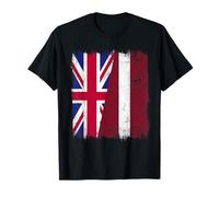 Reino Unido, Letonia, Media Bandera, Herencia británica letona Camiseta