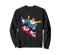Reino Unido Skateboarding Inglaterra Skateboarder en un Skateboard Sudadera
