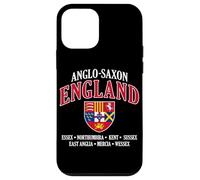 Reinos de Inglaterra anglosajona escudo letras blancas Carcasa para iPhone 12 mini