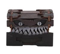 Reinscer 1 caja de para guardar bloques de madera empalmados, como se muestra, DIY, graffiti de colores, manualidades, decoración
