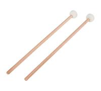 Reinscer 1 par de de fieltro para tambor con de madera para instrumentos de batería
