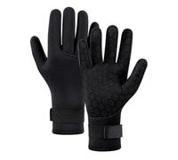 Reinscer 1 par de guantes de neopreno de 3 mm para buceo y surf con aislamiento térmico y revestimiento antideslizante, ideal para pesca submarina y natación. L