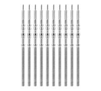 Reinscer 10 piezas de movimiento reloj acero vástago kit reloj de piezas NH35 NH36 NH38 NH39 movimiento reloj piezas, plata