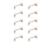 Reinscer 10 portalámparas R7S de metal y cerámica para luz de inundación, 118 mm