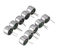 Reinscer 10 unidades 9,7 mm x 7 mm 2 Pin MIC Capsule Electret Condensador Micrófono