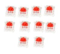 Reinscer 10 unidades de plástico para teclado, 3 , MX RGB, color rojo cereza