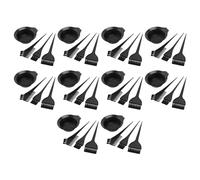 Reinscer 10 Unidades de tinte para el cabello, peine para zapatos, kit de herramientas para colorear