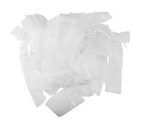 Reinscer 100 Paquetes Plegable Ventilador de Mano Bolsa con Cordón Organza Abanicos Plegable Bolsa para Al Aire Libre Boda Favor Bolsas de Regalo