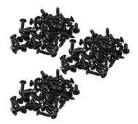 Reinscer 100 piezas de tornillos para guitarra de bajo para Scratchplate Pickguard, color negro