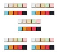 Reinscer 100 teclas XDA Perfil PBT Teclas Teclado Mecánico 1U 1X Botones de Presión Bola Mx Interruptor XDA A