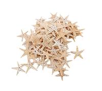 Reinscer 100 unidades de conchas naturales de estrella de mar Btrand estrellas de mar naturales DIY playa casa 1-5 cm
