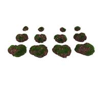 Reinscer 12 PIEZAS Artes Rocas Decorativas, Artes Falsadas Rocas, Falso para Jardín DIY Arreglos de Flores