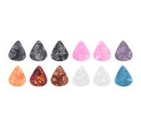 Reinscer 12 x Rock Picks - Mediadores para guitarras y bajos, 3 resistencias diferentes
