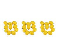 Reinscer 120 piezas de limones artificiales falsos limones falsos frutas de limón en amarillo 3 x 2