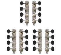 Reinscer 12L12R mandolinas de afinación vórtice maquinaria cabezas cuerdas afinación vórtice para 8 cuerdas mandolina instrumentos accesorios