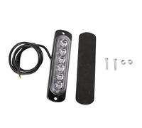Reinscer 12V-24V 6Led Luz De Emergencia Vehiculo De Emergencia Advertencia del Vehiculo Estroboscopico Intermitente Azul