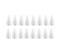 Reinscer 16 unidades de puntas de repuesto para uñas con piedras preciosas, cabezales de repuesto para uñas