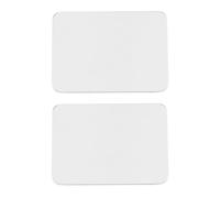 Reinscer 2 anillos para uñas de salón de belleza, de maquillaje, crema, base, de maquillaje, herramienta de maquillaje, placa de acero inoxidable