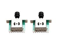 Reinscer 2 interruptores selectores de 3 vías, interruptor basculante para de guitarra para guitarra eléctrica