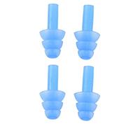 Reinscer 2 Pares Natación Flexible Silicona Oído Topes - Azul