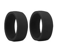 Reinscer 2 unidades, popular para hombres y mujeres, anillos de silicona frescos, anillo de boda de silicona, anillo de deportes al aire libre respetuoso con el medio , 8,7 mm, 10, Silicona