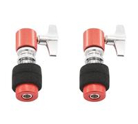Reinscer 2 x Acoplamientos universales Hi-Hat para Hi Hat Soporte de platillos Jazz Pieza de tambor