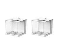 Reinscer 2 x Acuario Acuario Acuario Fácil de Cambiar Agua Acrílico Plástico ()