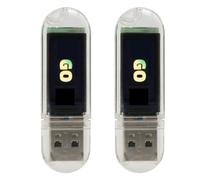 Reinscer 2 x dongle T-dongle-S3 ESP32-S3 con pantalla LCD para Nerdminer Bitcoin Nerd Miner BTC Miner USB dongle