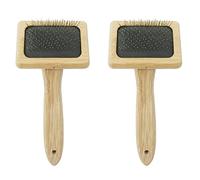 Reinscer 2 x Gobelin tejer peine macramé bragas cepillo de algodón cuerda abierto nudo peine accesorios de punto hazlo tú mismo