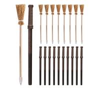 Reinscer 20 lápices de varita mágica, accesorios de fiesta y 20 lápices de escoba de , lápices de varita mágica para cumpleaños, Goody Bag Filler Favors