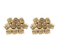 Reinscer 20 piezas tenor cuerno clave botón pistón valor tornillos para trompeta tenor cuerno corneta tuba Accesorios