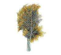 Reinscer 20 unidades de ramas de cedro artificiales, ramas de cedro, tallos de resorte, accesorios de bricolaje