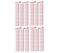 Reinscer 200 piezas rojas y hechas a mano palitos de azúcar navideños comida miniatura casa de muñecas arcilla barra de azúcar aproximadamente 3,2 x 1 cm