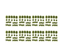 Reinscer 240 piezas 3 tamaño faldas de artificial decorativas, bolas de verde, para arreglos florales, jardines y manualidades