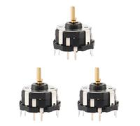 Reinscer 3 interruptores de 4 vías RKJXT1F42001 para coche, codificador de navegación, interruptor basculante con presión